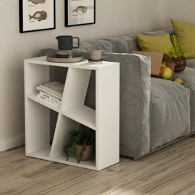 Decortie Bal Modern Side End Table White Multipurpose With Creativeness  H 60cm