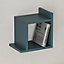 Decortie Box Modern Floating Shelf Turquoise Blue  30cm Short