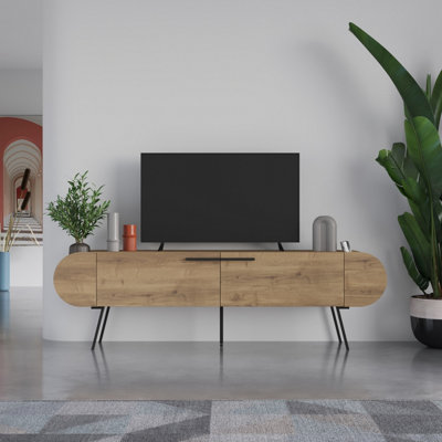 Simple modern store tv stand