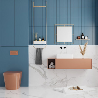 Decortie Corner Modern Design Mirror Gold