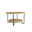 Decortie Corro Modern Coffee Table Oak Multipurpose  H 45cm