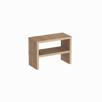 Decortie Dean 2-Tier Worktop Shelf Natural Oak 60 x 20 x 50 cm