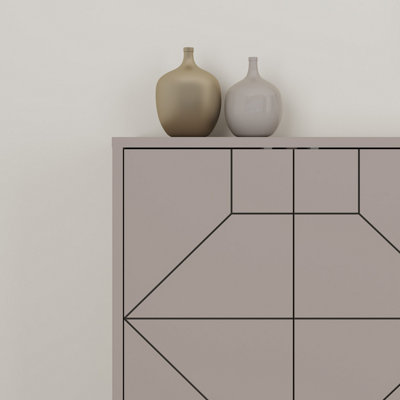 Decortie Dune Console Sideboard Display Unit 183 Mocha Grey | DIY 