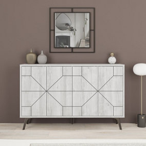 Decortie Dune Console Sideboard Display Unit Ancient White