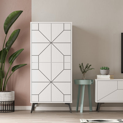 Decortie Dune Multipurpose Cabinet White