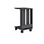 Decortie Edi Modern Side End Table Anthracite Grey Multipurpose With Creativeness  H 60cm