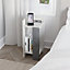Decortie Elos Modern Bedside Table Left And Right Ancient White Retro Grey 25cm Narrow