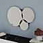 Decortie Gora White Modern Unframed 3-Round Shape Mirror Wall-mounted Bathroom (H) 51.20cm (W) 75.40cm