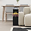 Decortie Homemania Modern Side End Coffee Table Black Multipurpose  H 60cm 5 Tier