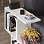 Decortie Homemania Modern Side End Coffee Table White Multipurpose  H 60cm 5 Tier