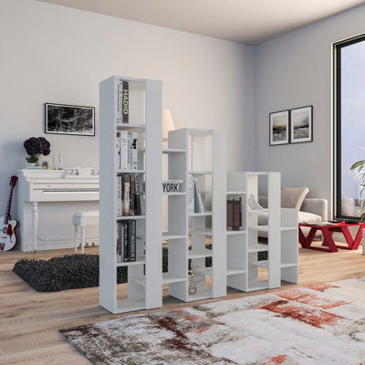 B&q shop white bookcase