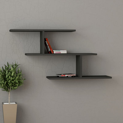 Grey deals wall shelves