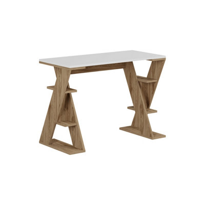 Decortie Modern Papillon 106cm Working Desk Particleboard 3 Mini ...