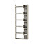Decortie Oppa Modern Bookcase Display Unit White Tall 162.4cm
