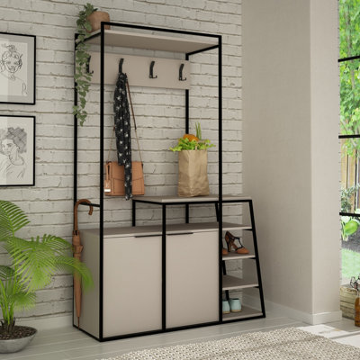 Decortie Pal Hall Stand Mocha Grey