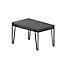 Decortie Pal Modern Dining Table Multipurpose Extendable Living Room Anthracite Grey W 132cm
