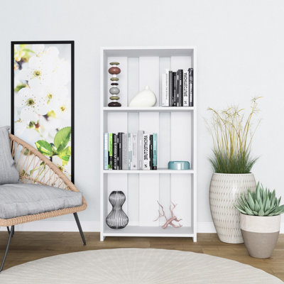 Decortie Parnel Bookcase White