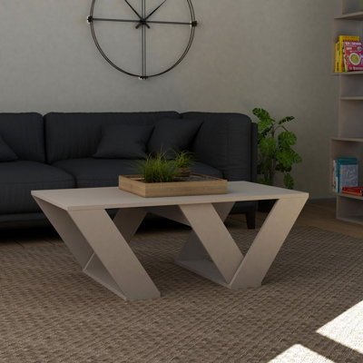 Decortie Pipra Modern Multipurpose Coffee Table Mocha Grey 110x60x40cm