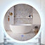 DEENZ Round Bathroom Led Mirror Lights Illuminated Demister Pad Antifog Touch (60cm Round Design 1)