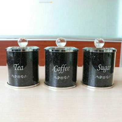 DEENZ Style containers Coffee Tea Sugar Kitchen Storage tins, Canisters ...