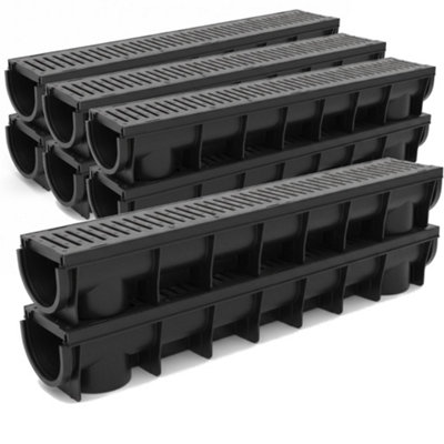 Deep Drainage Channel 1m Lengths - 8 Pack