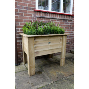 Deep Root Wooden Garden Planter 3ft x 2ft - Grow Your Own