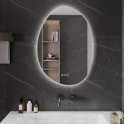 DeerValley Hardwired Smart LED Bathroom Mirror,Anti-Fog & Bluetooth ...