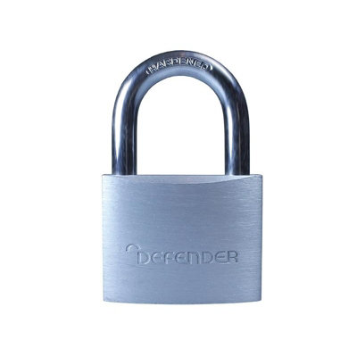 Defender Aluminium Padlock Multi Colour (Keyed Alike Standard Shackle 50mm)