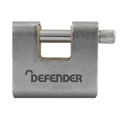 Defender Armoured Warehouse Block Padlock Multi Colour (80mm Keyed Alike)