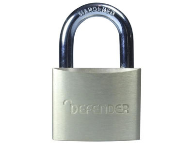 DEFENDER - Brass Padlock 40mm Keyed Alike