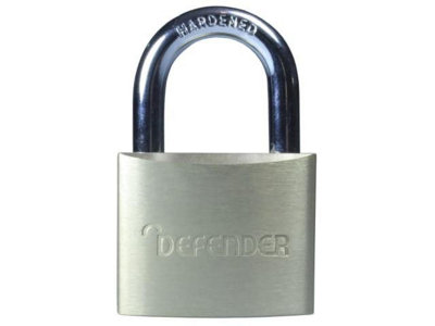 DEFENDER - Brass Padlock Quad Pack 40mm