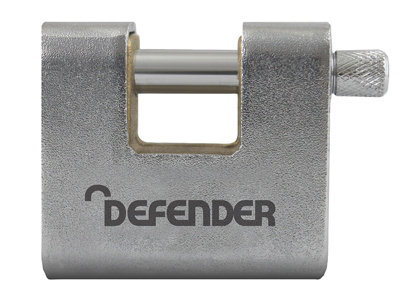 DEFENDER DFAW80 KA1 Armoured Warehouse Block Padlock 80mm Keyed Alike DEFAW80KA