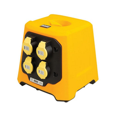 Defender Uplight V3 Multi Socket Base3 Pin Plug Yellow (One Size)