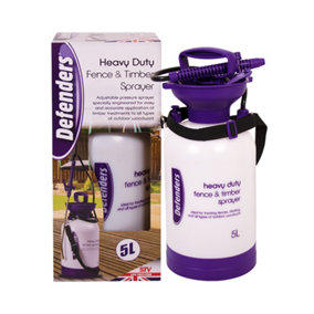 Defenders Heavy Duty Fence & Timber Sprayer - 5L - Ideal for Wood Treatments