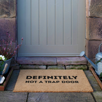 Definitely Not A Trap Door Doormat (90 x 60cm)