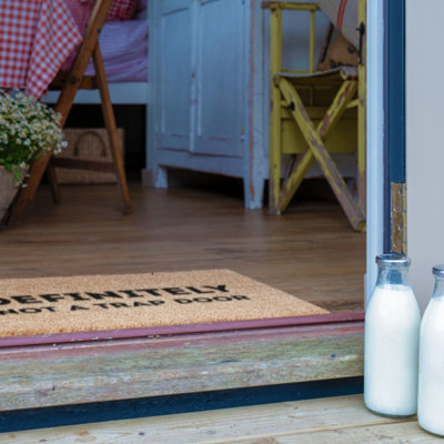 Definitely Not A Trap Door Doormat (90 x 60cm) - 3
