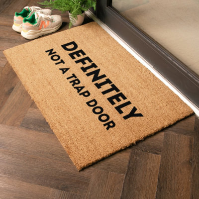 Definitely Not A Trap Door Doormat (90 x 60cm) - 4