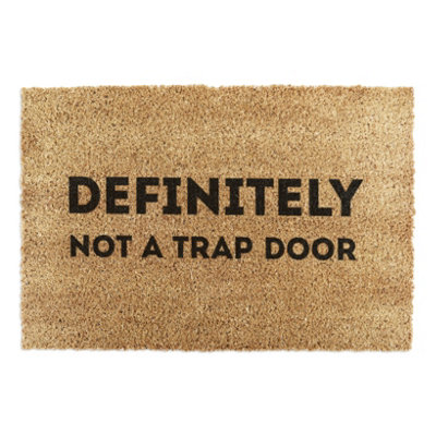 Definitely Not A Trap Door Doormat (90 x 60cm) - 5