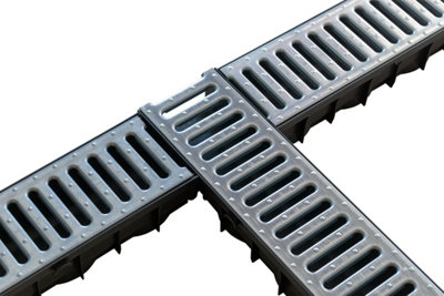 DekDrain A15 Galvanised Channel Pack of 3