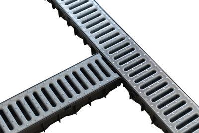 DekDrain A15 Galvanised Channel Pack of 3