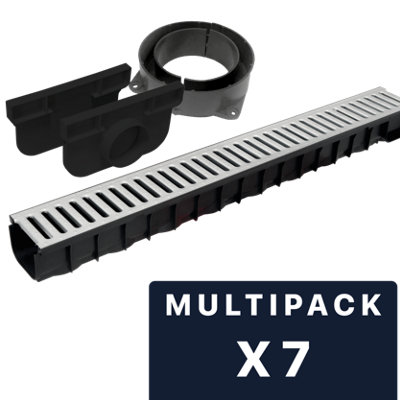 DekDrain A15 Galvanised Channel Pack of 7