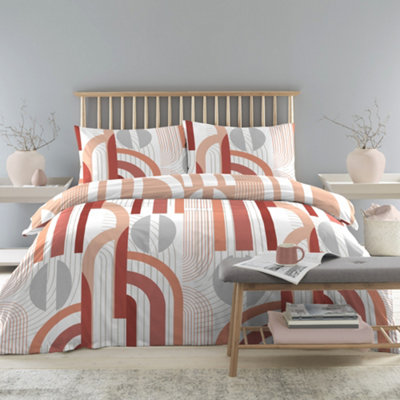 Deko Sustainable Sourced Art Deco Inspired Duvet Cover Set