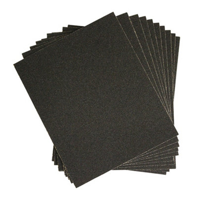 Dekton 10pc 320 Grit Wet And Dry Sanding Sheets 280mm X 230mm DIY at B&Q