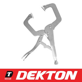 Dekton 11" Inch C Locking Plier Quick Release Lever Adjustable Screw 275mm