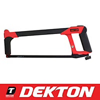 Dekton 12" 300mm Professional Hacksaw Rapid Change Heavy Duty HCS 24 TPI Blade