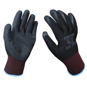 Dekton 12 Pack Mechanics Latex Foam Coated Gloves Size 10/Xl Cat11, En388