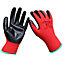 Dekton 12 Pack Ultra Grip Nitrile Coated Working Gloves Size 8/M Cat11, En388