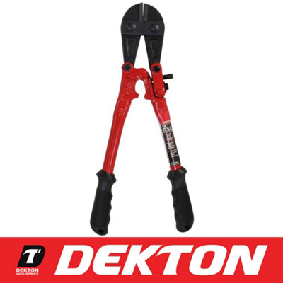 Dekton 14" Bolt Cutters Heavy Duty Croppers Cable Wire Steel Chain Lock Padlock