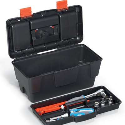 Dekton 19 Inch ToolBox Storage Case Removable Tray Carry Handle DIY Organiser