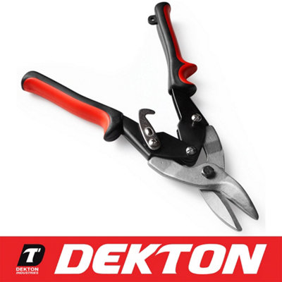 Dekton 250mm Straight Cut Aviation Tin Snip Cut Cutting Shear Sheet Metal 10"